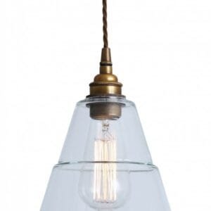 Lyx Clear Glass Pendant Light Glass Jar & Mini Pendants Great Lighting UK Ltd